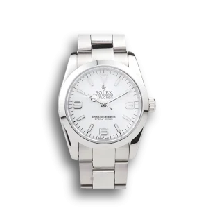 Rolex Explorer Polished Stainless Steel White Dial 98086