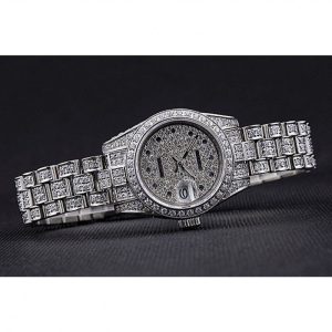 Super Clone Rolex DateJust Diamond Dial Stainless Steel 622022 - Image 5