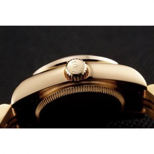 Super Clone Rolex Lady-Datejust Champagne Dial Diamond Bezel Gold Jubilee Bracelet 1454096 - Image 9