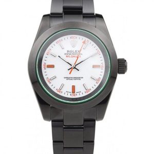Rolex Milgauss Pro-Hunter Tinted Green Saphire White Dial PR116610 - Imagen 11