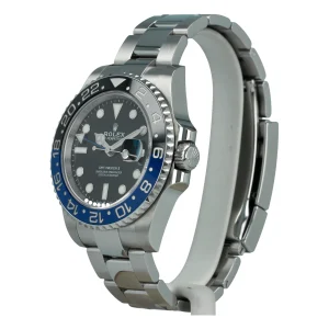 Alternative view of Rolex GMT-Master II 126710BLNR (Batman) on Oyster