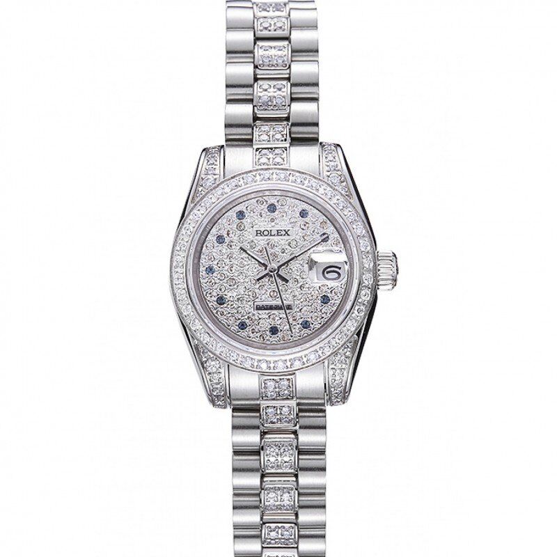 Super Clone Rolex DateJust Diamond Dial Stainless Steel 622021 - Image 11