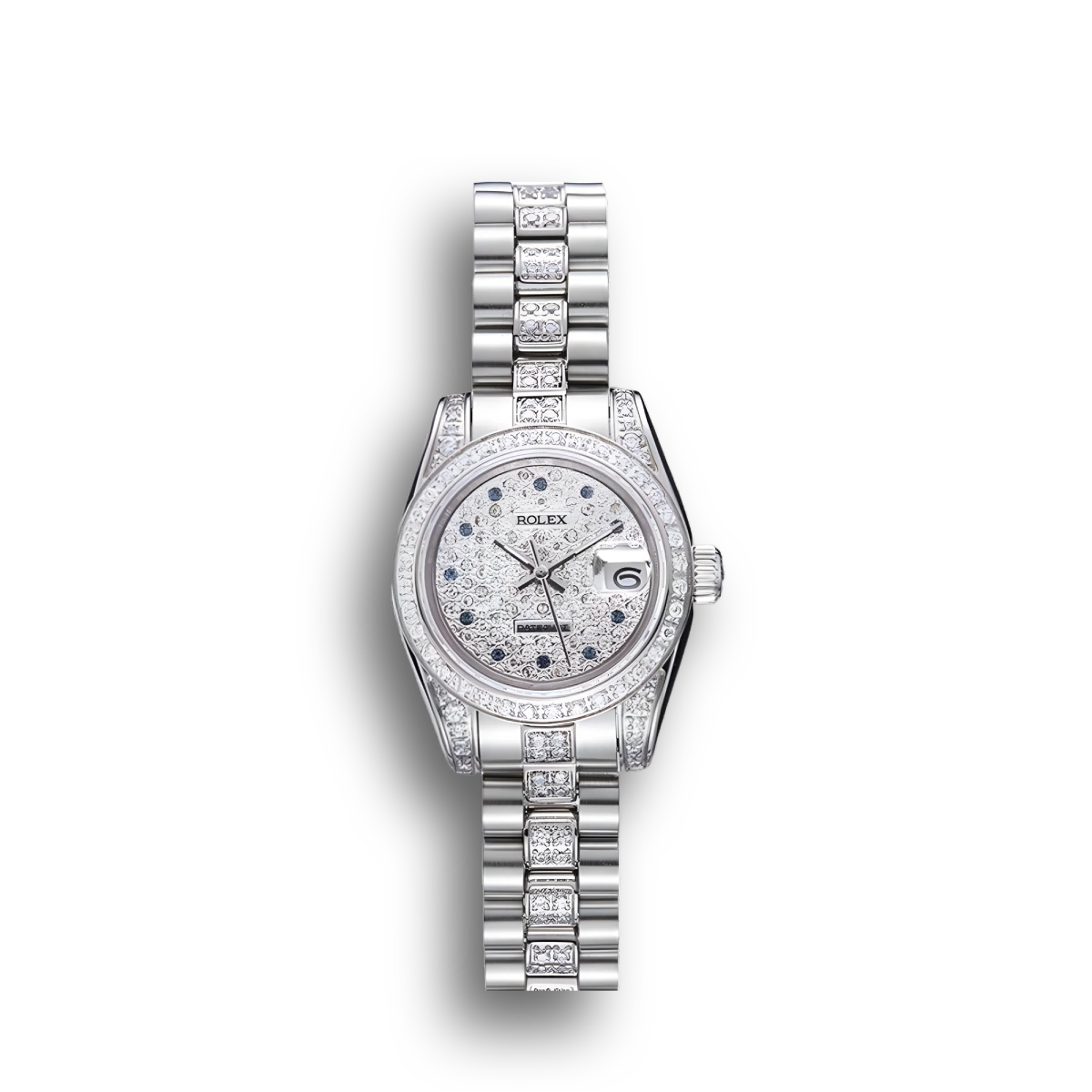 Super Clone Rolex DateJust Diamond Dial Stainless Steel 622021
