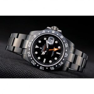 Super Clone Rolex Explorer Black Ceramic Bezel Black Dial Watch 98239 - Imagen 5