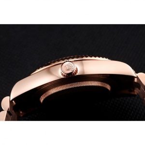Super Clone Rolex Day-Date 40 Rose Gold Etched Dial Rose Gold Case And Bracelet - Image 9