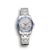 Rolex Datejust Diamond Dial Blue Jewels Bezel Stainless Steel Case And Bracelet 622834