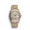 Super Clone Rolex Day-Date Diamonds Yellow Gold-SRL185 621615