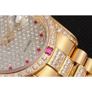 Super Clone Rolex Day-Date Diamonds Yellow Gold-SRL184 621614 - Image 10