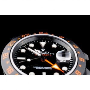 Super Clone Rolex Explorer Black Ceramic Bezel Black Dial Watch 98240 - Imagen 11