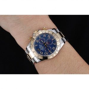 Super Clone Rolex Daytona Blue Dial Two Tone Stainless Steel 1454246 - Image 10