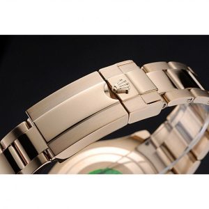 Rolex Yacht-Master II White Dial Blue Bezel Gold Bracelet 622271 - Afbeelding 6