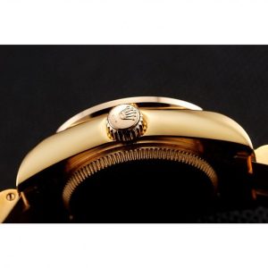 Super Clone Rolex DayJust Diamond Pave Dial Gold Diamond Bracelet 1453955 - Image 9