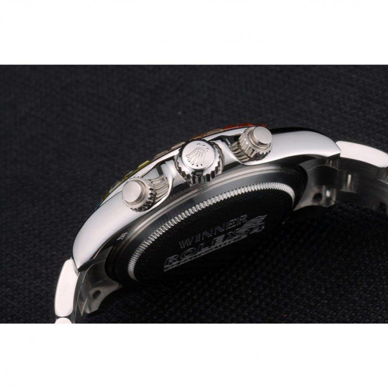 Super Clone Rolex Daytona Rainbow Crystal Bezel 80250 – Image 9