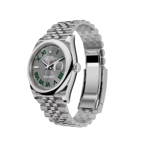 Alternative view of Rolex Datejust: 36 mm, slate dial, Jubilee bracelet, m126200-0017