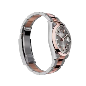 Alternative view of Rolex Datejust: 36 mm, Oystersteel and Everose gold, slate dial, Oyster bracelet, m126201-0014