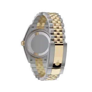 Rolex Datejust: 36 mm, Oystersteel and yellow gold, champagne colour, diamond-set dial, Jubilee bracelet, m126203-0017 - Imagen 4
