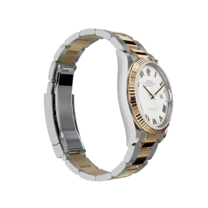 Rolex Datejust: 36 mm, Oystersteel and yellow gold, white dial, Oyster bracelet, m126233-0030 - Image 3