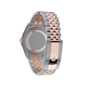 Rolex Datejust: 36 mm, Everose gold, white mother-of-pearl, diamond-set dial, Jubilee bracelet, m126281rbr-0009 - Image 3