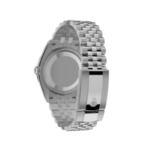 Rolex Datejust: 31 mm, Oystersteel and white gold, white mother-of-pearl, diamond-set dial, Jubilee bracelet, m278384rbr-0008 - Image 3