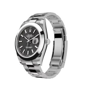 Rolex Datejust: 41 mm, Oystersteel, bright black dial, Oyster bracelet, m126300-0011 - Imagen 4