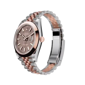 Alternative view of Rolex Datejust: 41 mm, Oystersteel and Everose gold, chocolate dial, Jubilee bracelet, m126301-0002