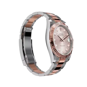 Rolex Datejust: 41 mm, Oystersteel and Everose gold, sundust diamond-set dial, Oyster bracelet, m126331-0007 - Image 3