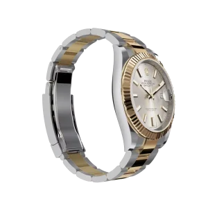 Alternative view of Rolex Datejust: 41 mm, Oystersteel and yellow gold, silver dial, Oyster bracelet, m126333-0001