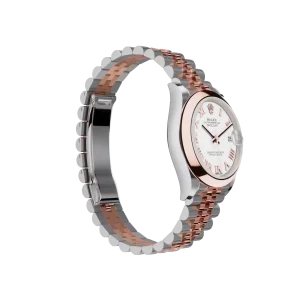 Rolex Datejust: 31 mm, Oystersteel and Everose gold, white dial, Jubilee bracelet, m278241-0002 - Imagen 3