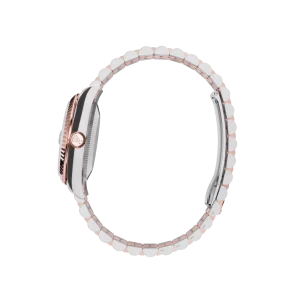 Rolex Datejust: 31 mm, Oystersteel and Everose gold, silver, diamond-set dial, Jubilee bracelet, m278271-0016 - Image 5