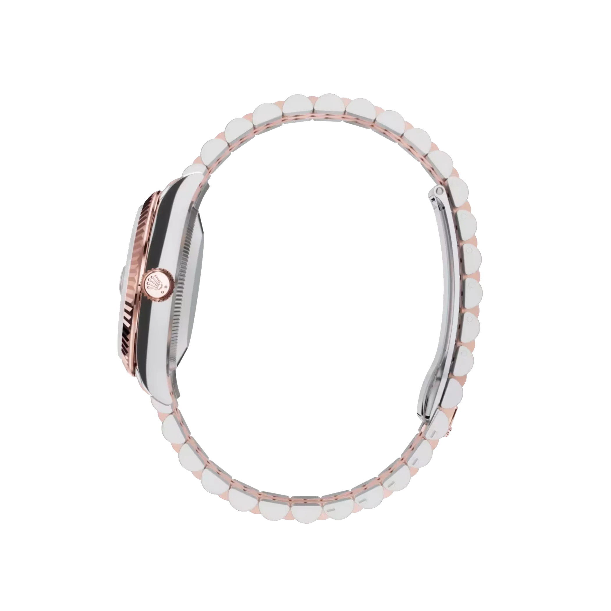 Rolex Datejust: 31 mm, Oystersteel and Everose gold, silver, diamond-set dial, Jubilee bracelet, m278271-0016 - Image 5