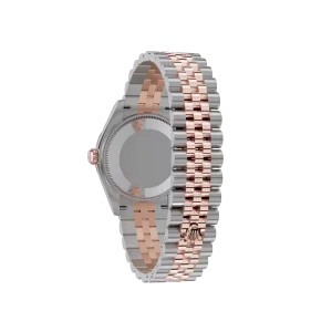 Rolex Datejust: 31 mm, Oystersteel and Everose gold, silver, diamond-set dial, Jubilee bracelet, m278271-0016 - Image 2