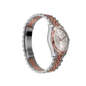 Rolex Datejust: 31 mm, Oystersteel and Everose gold, silver, diamond-set dial, Jubilee bracelet, m278271-0016 - Image 3