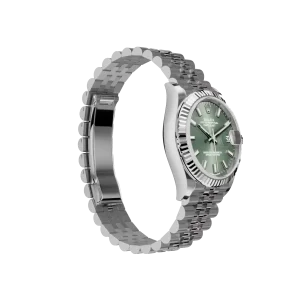 Rolex Datejust: 31 mm, Oystersteel and white gold, mint green dial and, Jubilee bracelet, m278274-0018 - Image 2