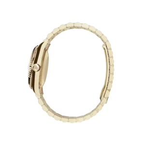Alternative view of Rolex Datejust: 31 mm, Yellow gold, white dial, President bracelet, m278278-0020