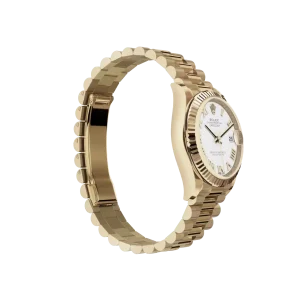 Rolex Datejust: 31 mm, Yellow gold, white dial, President bracelet, m278278-0020 - Image 4