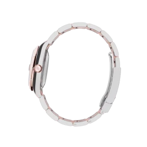 Alternative view of Rolex Datejust: 31 mm, Oystersteel and Everose gold, chocolate, diamond-set dial, Oyster bracelet, m278341rbr-0003