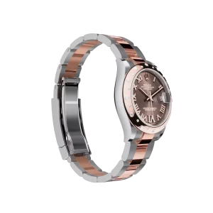 Rolex Datejust: 31 mm, Oystersteel and Everose gold, chocolate, diamond-set dial, Oyster bracelet, m278341rbr-0003 - Image 4
