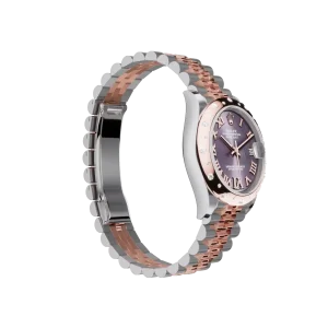 Rolex Datejust: 31 mm, Oystersteel and Everose gold, aubergine, diamond-set dial, Jubilee bracelet, m278341rbr-0020 - Image 3