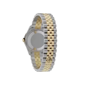 Rolex Datejust: 31 mm, Oystersteel and yellow gold, silver, diamond-set dial, Jubilee bracelet, m278343rbr-0004 - Image 4