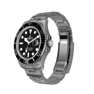 Rolex Yacht-Master Black Dial Oyster Bracelet: A Bold Statement of Excellence - Imagen 4