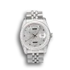 Rolex DayDate Diamond Plated Stainless Steel Bracelet Diamond Plated Dial 41985