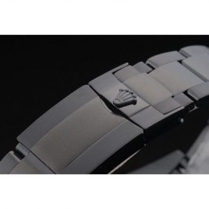 Super Clone Rolex Daytona Black Ion Plated Tachymeter Black Stainless Steel Strap Green Dial 80246 - Image 6