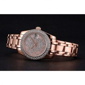 Rolex Datejust Diamond Dial And Bezel Pink Gold Case And Bracelet 622836 - Image 5