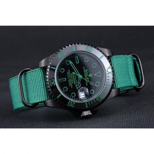 Rolex Stealth Submariner Green Nylon Strap 622009 - Imagen 4