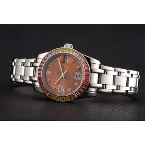 Rolex Datejust Pearlmaster 39 Cognac Dial Stainless Steel Case And Bracelet - Image 5
